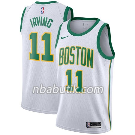 NBA Mænd Trøje Boston Celtics Kyrie Irving 11 2018-19 Nike City Edition Hvid Swingman NBA Mænd Trøje Boston Celtics Kyrie Irving 11 2018-19 Nike City Edition Hvid Swingman